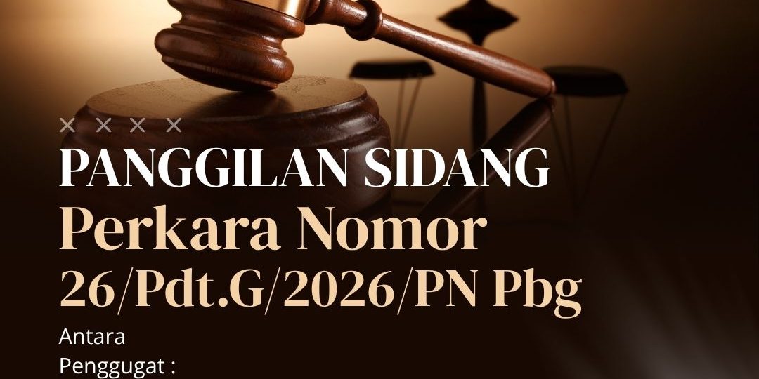 Panggilan Sidang 26 G 2026 sidang 18 06 2026